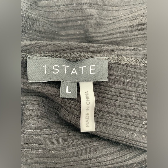 1. State Black Blouse Size Large - Picture 5 of 6